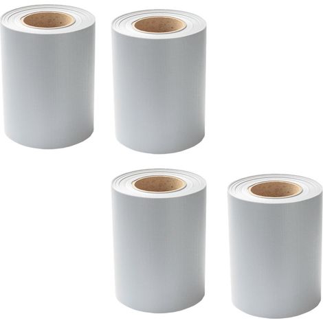 SWANEW Strisce privacy, PVC, strisce paravento, tappeto a doppia asta 50mx4 grigio chiaro (1/5)