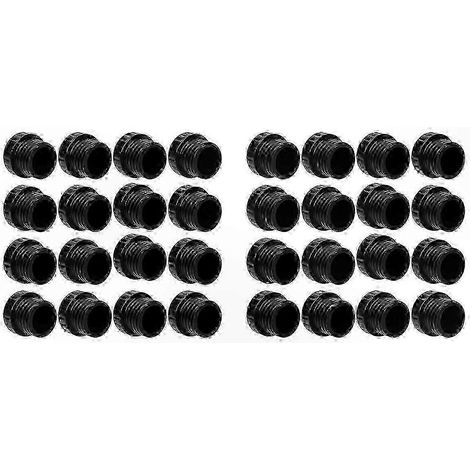 Lot de 32 capuchons de sécurité pour douilles E26, embouts de protection pour ampoules, compatibles avec les dispositifs de sécurité domestique. (1/5)