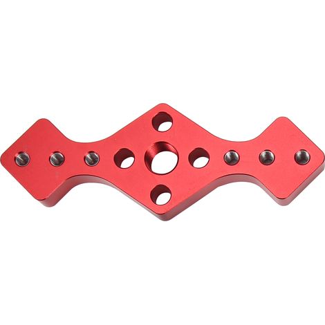 Perceuse à bois guide de perçage droit, poinçon de localisation rouge en alliage d'aluminium avec foret et embouts (1/5)