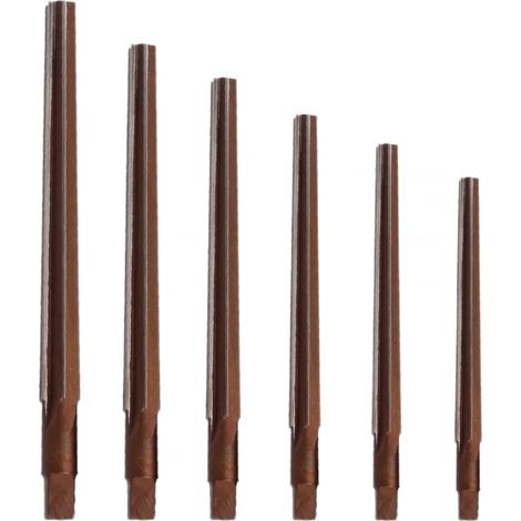 Lot de 6 alésoirs coniques manuels 1:50 3/4/5/6/8/10 mm (1/5)