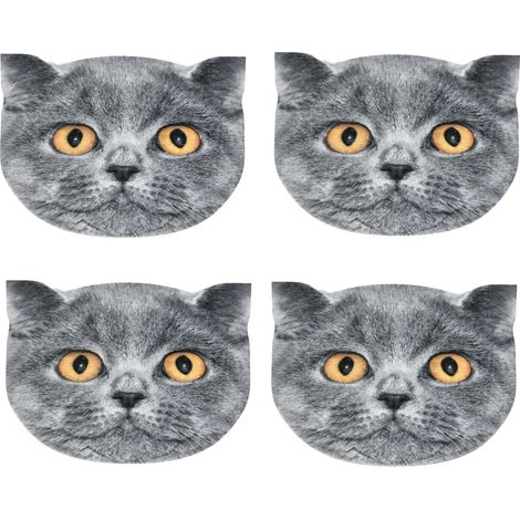 Set di tovagliette da tavola con gatti 4D - Leon