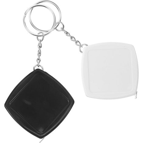 2 Pièces Mini Ruban à Mesurer de Poche Compact 2m, Mesure Précise Porte-clés, Double Échelle, Abs et Acier, Usage Maison ou Déplacement, Format Miniature Rétractable (1/5)