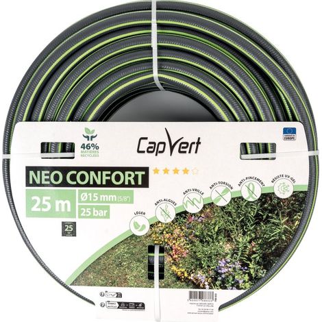 Tuyau d'arrosage - Néo Confort - Capvert - Diamètre 15 mm - L. 25 m