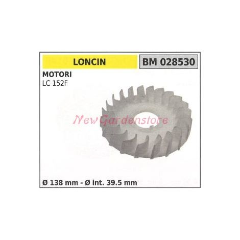 Ventola magnetica LONCIN motore LC 152F Ø138mm 028530