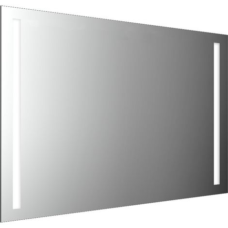 Espejo con luz LED emco MI 270 con 2 recortes de luz a izquierda (1/5)