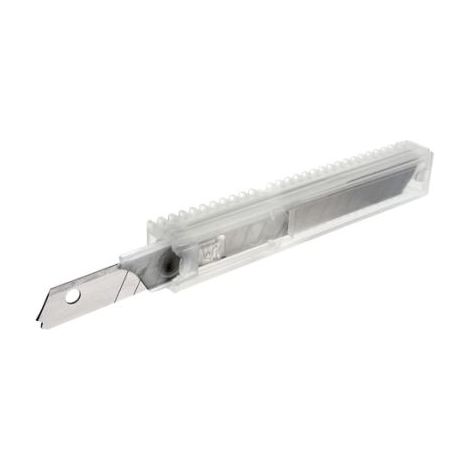 Lame de cutter 9mm – Lot de 10 – Pour coupe précise de carton épais et plastique – Compatible avec outils FACOM