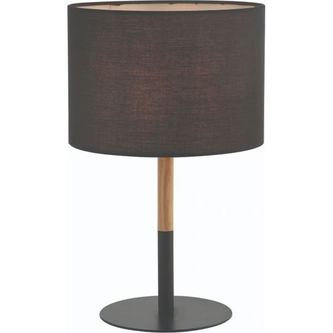 Lampe de Table à Poser D230 Pour Ampoule LED E14 Noir Mat ZAMBELIS (1/2)