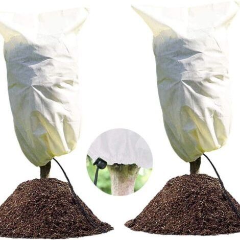 PA 2 Pack Hivernage Plante, Housse Hivernage Plante, Protection Plantes,100 x 80cm Housse d’Hivernage, Housse de Protection pour Plantes Housse d'hivernage Réutilisable (1/5)