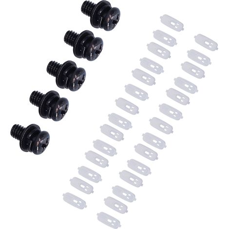 28 Fixations Trim 8D 08 53 90 9B Compatibles Audi A4 Avant 1995-2001, Agrafes Plastique Noir, Lot de 28 Pièces (1/5)