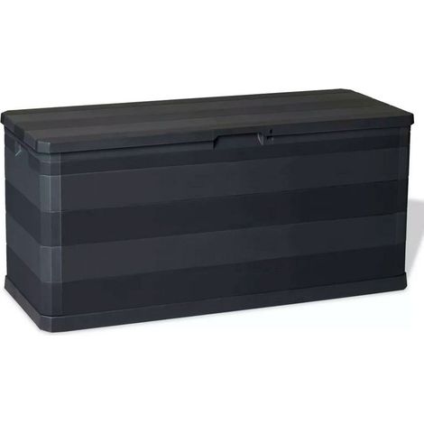 Coffre de rangement polypropylène noir Tinoa (1/5)