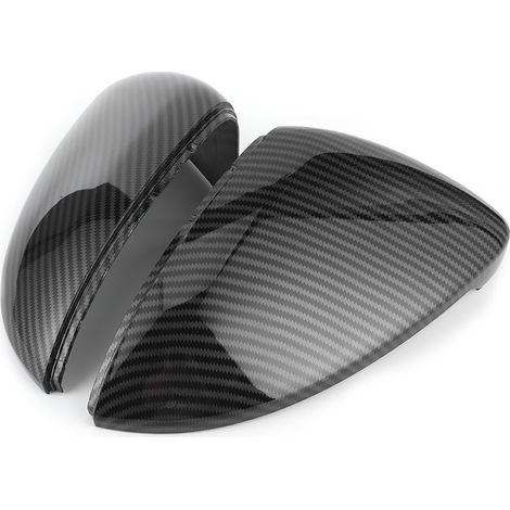 Rétroviseur Extérieur Coque Carbone Style Capuchon Décoratif Compatible VW Golf 7 2014-2018 (1/5)