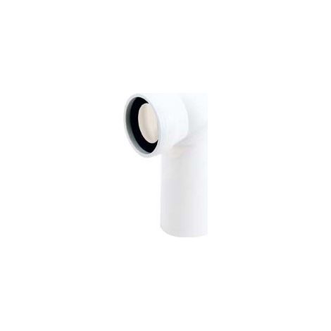 Tuyau de raccordement pour cuvette de WC avec joint a rotule blanc 21733 0 - Sanitop-Wingenroth