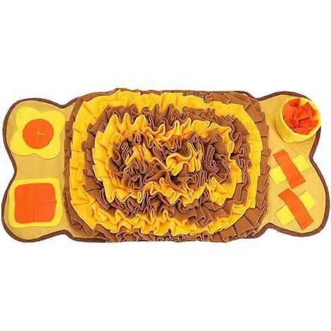 Tapis de fouille pour chiens, couverture à renifler pour chiens, tapis d'alimentation lente pour chiens, jouet pour chiens (1/5)
