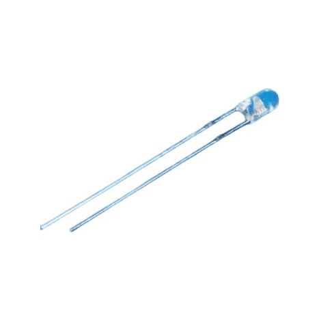 LED Bleu, Traversant, 3 mm, 2,6 3,4 V