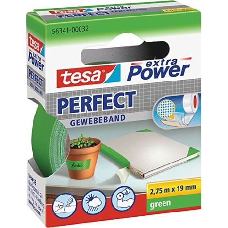 TESA Gewebeband Extra Power Grün 2,75mx19mm