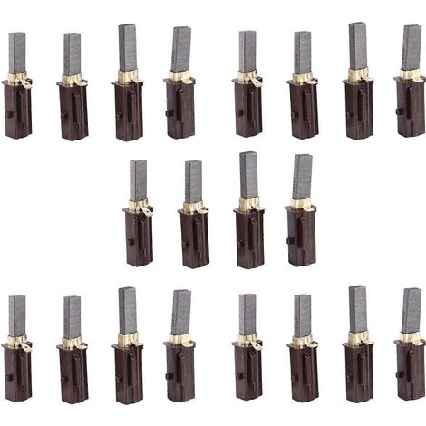 Lot de 20 balais de charbon pour moteur d'aspirateur Ametek Lamb 2311480, 333261, 33326-1 (1/5)