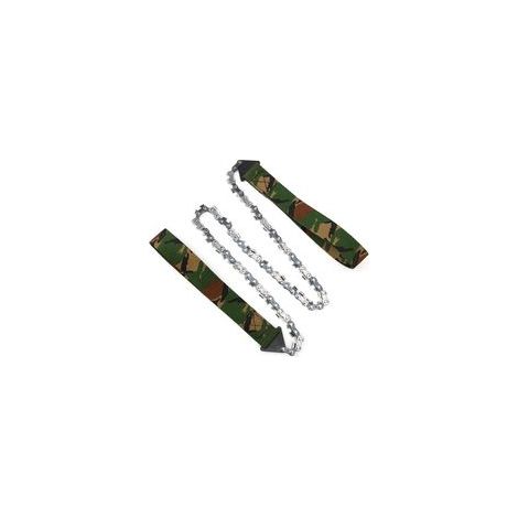 Scie à chaîne à Main - Mini scie à chaîne à Main Portable pour l'extérieur Survival 33T Scie de Poche de Camping d'exploitation forestière Camouflage (1/5)