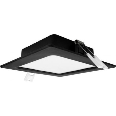 Downlight LED P/T carré 6W 4000K noir DL-1 (1/4)
