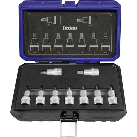 Jeu d'inserts 1/2" 9 pices Torx (1/2)