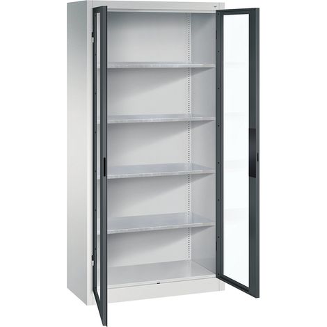 C+P, Armoire vitrée à portes battantes, h x l x p 1950 x 930 x (1/4)