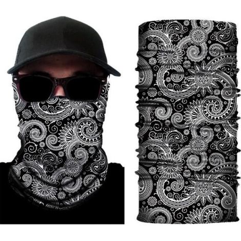 Cagoule 3D Camouflage - Polyester Élasthanne Ultra-extensible - Couverture Visage et Cou - Plein Air et Sports - 1 Pièce (1/4)
