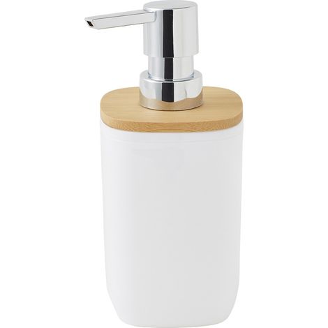 Distributeur de savon en polystyrène et bambou (1/3)