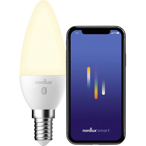 Nordlux 2170171401 Ampoule à incandescence CEE G (A - G) E14 forme de poire commandé par appli mobil