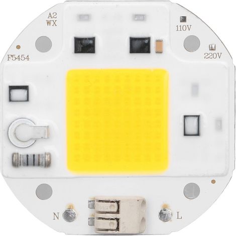 Perle de lampe COB haute puissance, puce LED, lecteur de luminosité gratuit pour projecteur à monter soi-même, éclairage intérieur 220V (1/5)