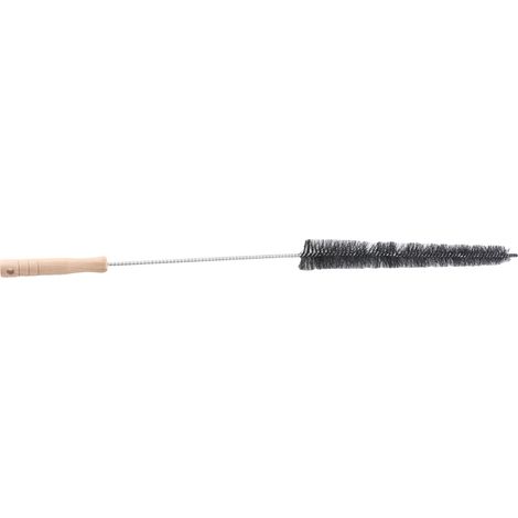 Brosse de nettoyage flexible et pliable pour sèche-linge, lave-linge, réfrigérateur, outil de débouchage de tuyaux, noir (1/5)