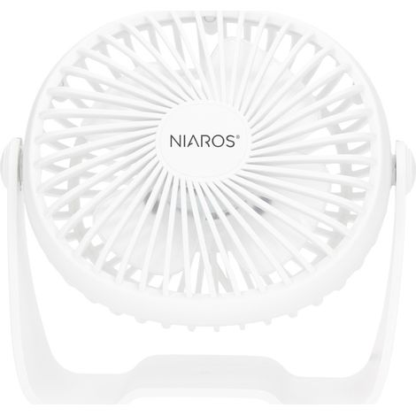 Mini ventilador sobremesa USB 3W Blanco (1/5)