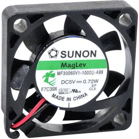 Sunon MF30060V21000UA99 Ventola assiale 5 V/DC 6.28 m³/h (L x L x A) 30 x 30 x 6 mm