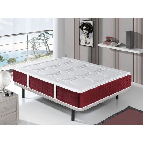 Materasso Molle Matrimoniale 160X200 SPRING SUPREME, Alto 30 CM, Memory Foam. 7 zone di comfort (1/4)