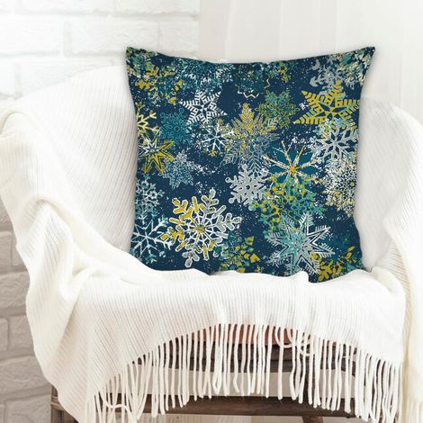 Housse de coussin carréelavable en machine pour canapé ou lit décoration de la saint-valentin (1/5)