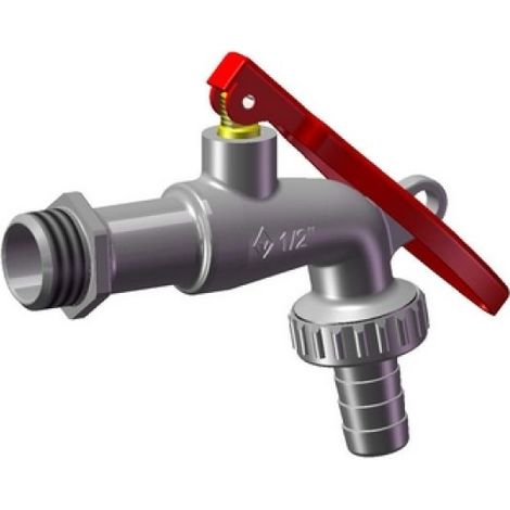 RUBINETTO PORTAGOMMA LUCCHETTABILE 1/2''  DN 10  PN 16