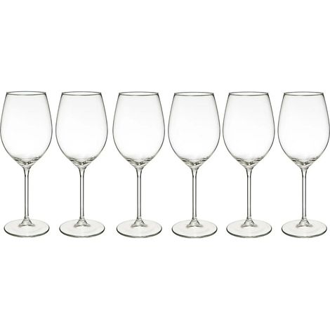 Set di calici da vino Secret de Gourmet Trasparente Cristallo 410 ml Vino (1/5)