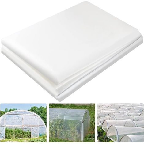 Bâche pour serre 2 x 3m – Film polyéthylène haute performance – Imperméable, résistant aux UV, extra épais – Protection contre intempéries (1/5)