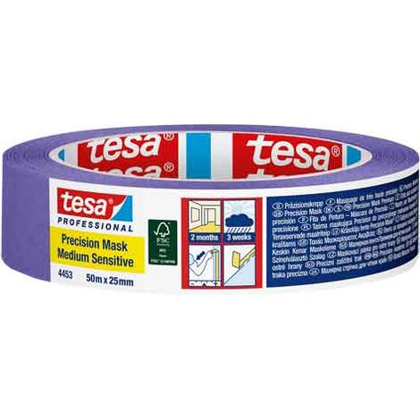NASTRO PER MASCHERATURA PROFESSIONALE '4453' mm 25x50 mt Q.TA 6