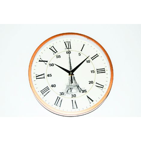 OROLOGIO DA PARETE MURO TONDO ROTONDO CASA UFFICIO VINTAGE PARIGI PARIS 791