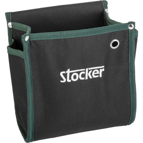 Riñonera Stocker nylon orificio reforzado bolsillos laterales