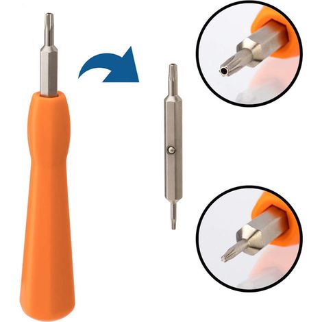 Tournevis Double Embout Acier S2 Pour Sonnette Ring - Compatible Tous Modèles Video Doorbell Pro - 1 Pièce (1/4)