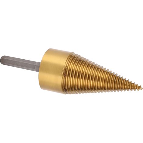 Bohrer-Schraubenkegel-Brennholz-Spezial-Sechskantschaft-Bit Hand-Holzspalter-Zubehör 42 mm (1/5)