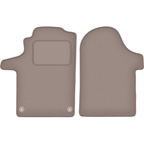 Tapis avant beiges pour fourgonnette Mercedes Vito W447 (2014-) (1/5)