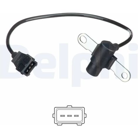 Capteur d'angle, vilebrequin Delphi Technologies SS11235 RENAULT 7700100650