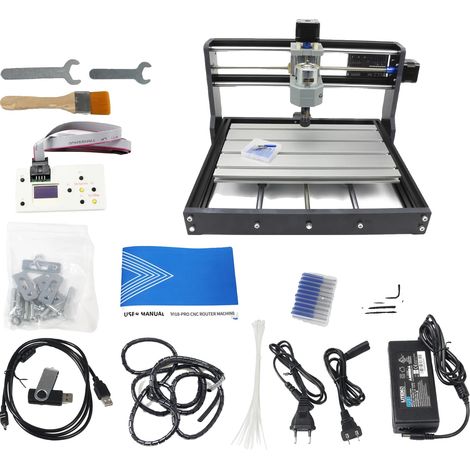 Fresadora CNC, motor de husillo 775, software de control GRBL (1/2)