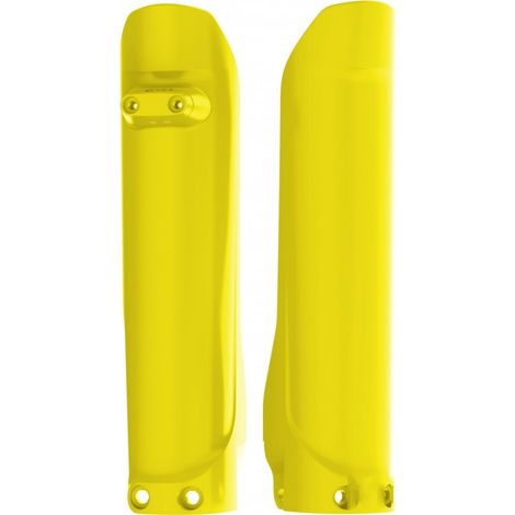 Protectores de piernas con amortiguador Polisport para Husqvarna TC FC TE FE, 16-22, color amarillo
