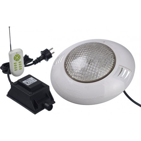 Ubbink – Spot LED 406 pour piscine – Éclairage multicolore IP68 – Puissance 9W – Coque ABS résistante – Télécommande incluse