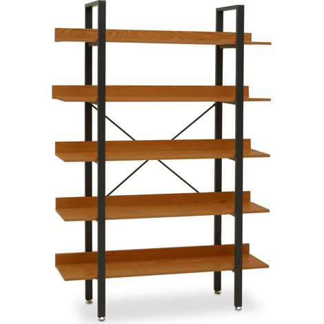 Premier Housewares Laxton 5 Tier Red Pomelo Shelf Unit (1/4)
