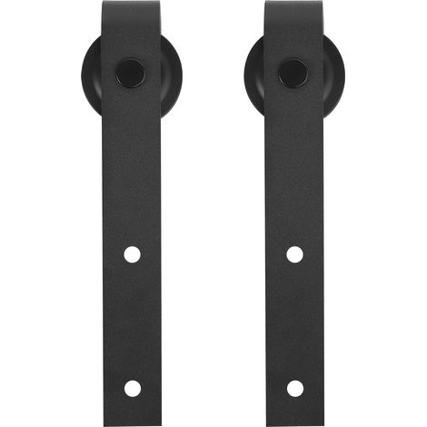 Rail de suspension standard en acier au carbone pour porte de grange double de 3 m (10 pi) - Exclusivité entrepôt à l'étranger (1/5)