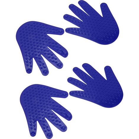 2 Paires de Marqueurs de Mains Antidérapants pour Développement de la Coordination Motrice Enfants - Modèle Bleu (1/5)