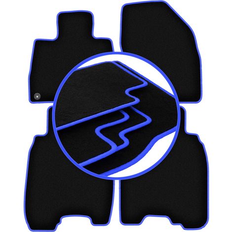 Alfombrillas CARLUX-BLUE para Honda Civic VIII hatchback (2006-2012)